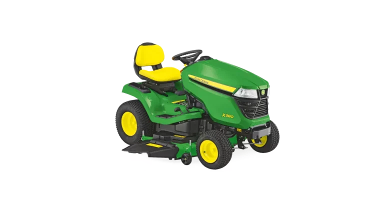 John Deere X350 Rasentraktor 107cm Accel Deep Kawasaki | Dancover