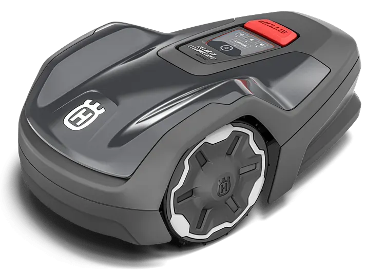 Husqvarna Automower 308V – Kabelloser Mähroboter mit KI-Vision-Kamera, 3 Mähmustern, 4 Ah Akku, 100 Min. Betriebszeit, Satellitennavigation und IPX6-Schutz für bis zu 800 m²